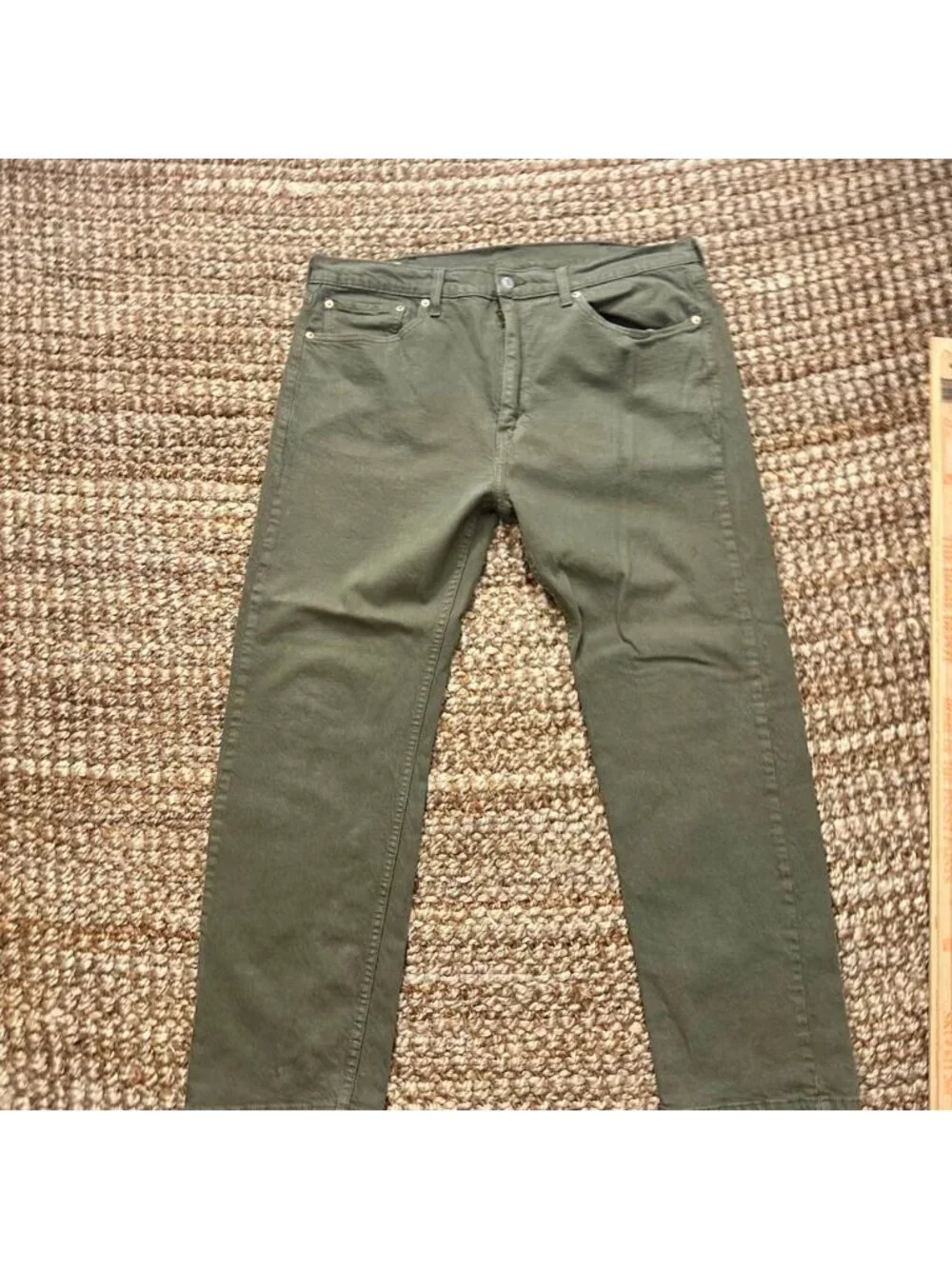 Levi's 505 Straight Leg Jeans Men's Green Size 38x30